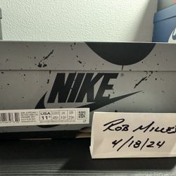 Jordan 1 High OG Washed Black DS Size 11.5M/13W