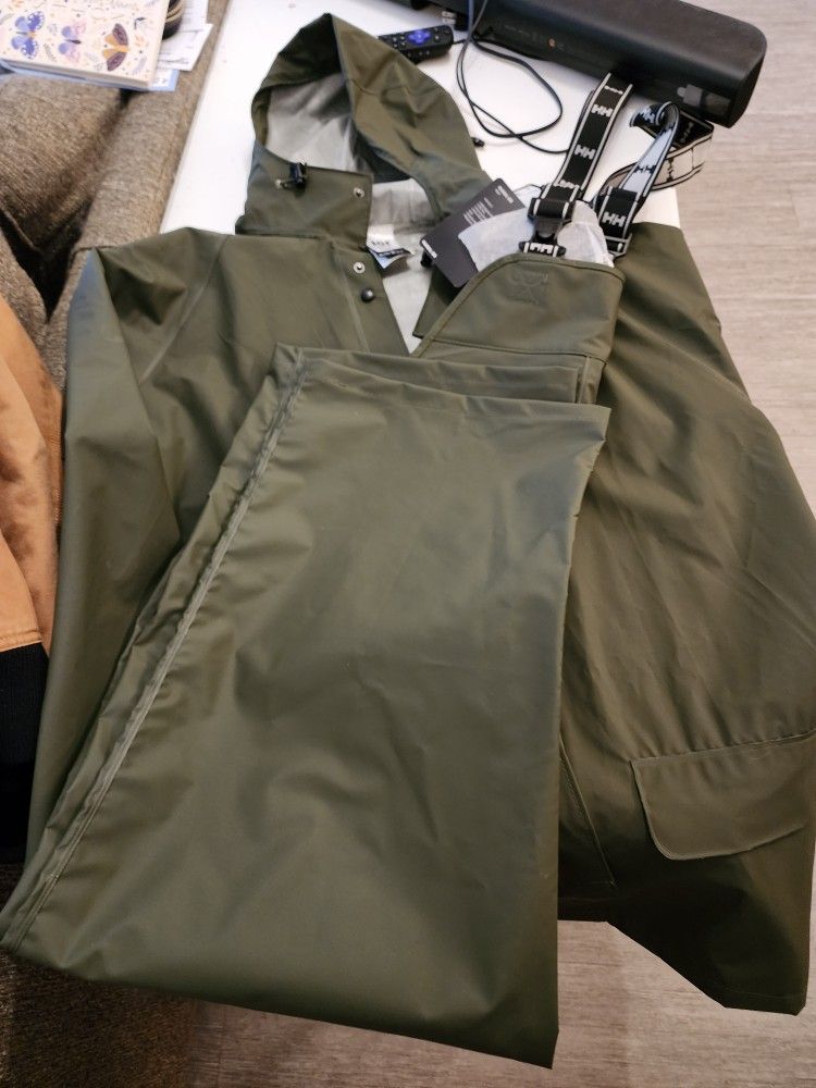 HH Workwear Rain Bibs And Jacket