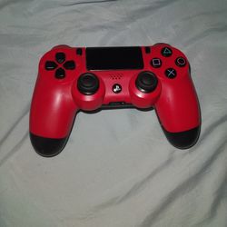 PS4 Red Controller Bluetooth 