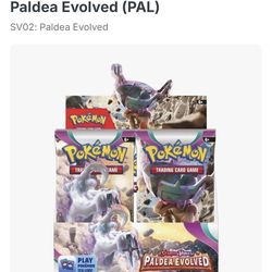 Paldea evolved booster box