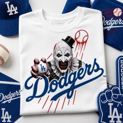 Dodgers terrifier custom t shirts