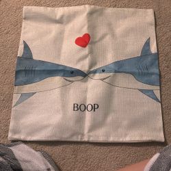 Shark pillow case