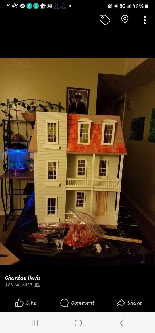 Hand Built Dollhouse