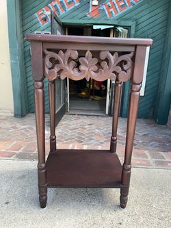 Carved Wood Table