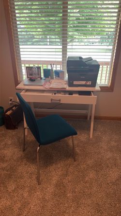 Desk and chair