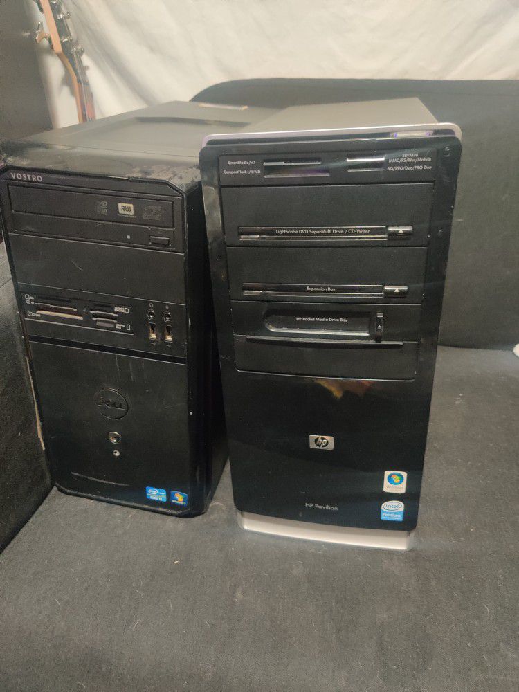 Two Desktop Computers 