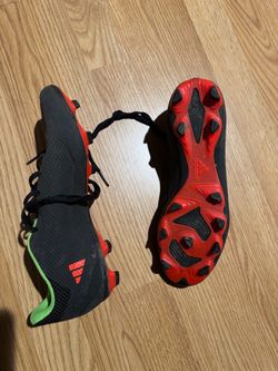 Adidas Soccer Cleats Black and Red
