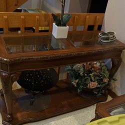 3 Piece Wood Table Set 