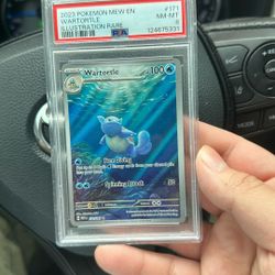 2023 Pokemon Mew En Wartortle Psa 8