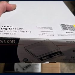 Taylor Scale TE10C Capacity 10lbs Pounds 5kg Digital New In Box