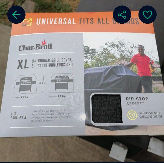 CharBroil Universal BBQ Grill Cover