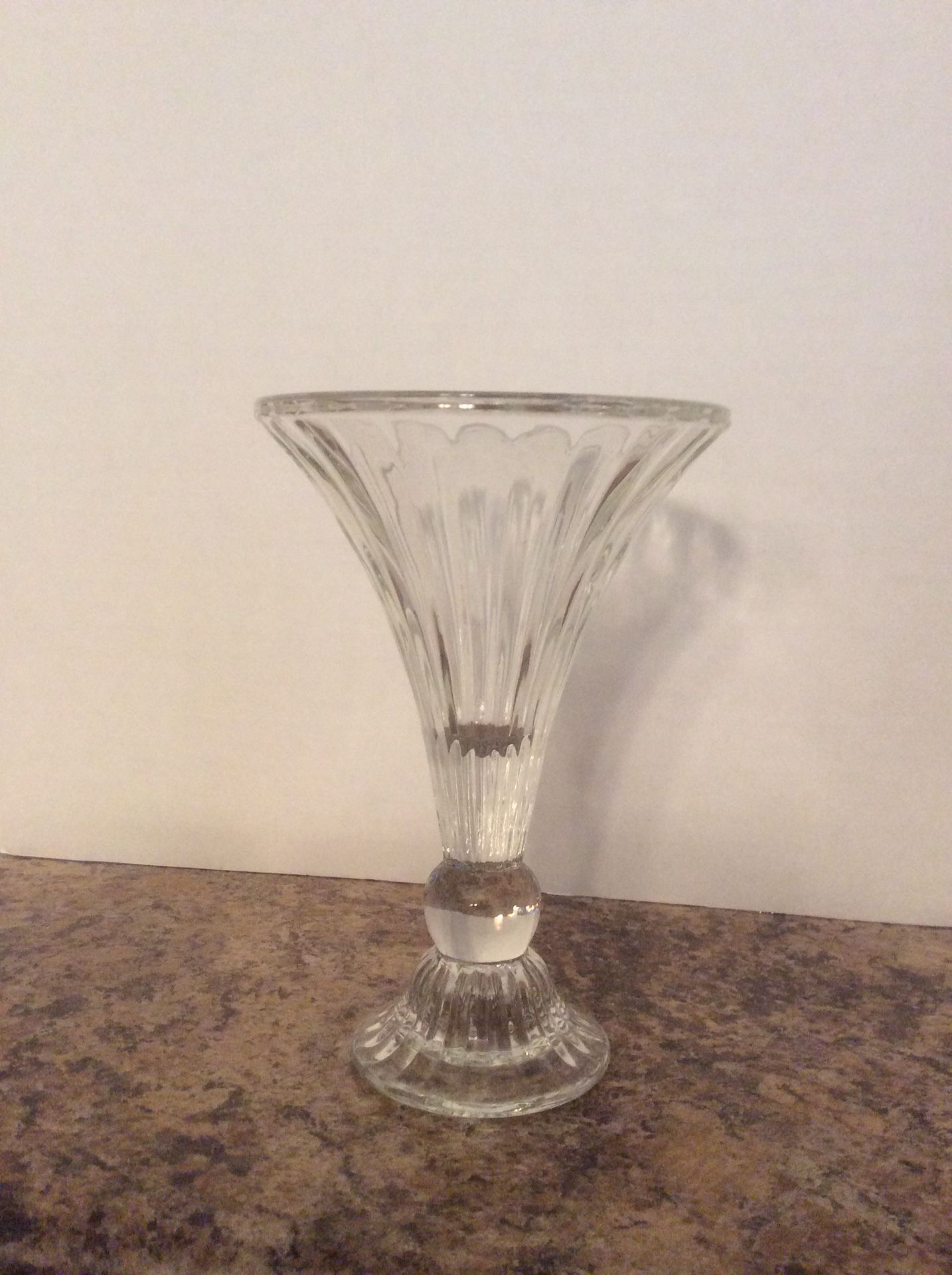 Small glass vase