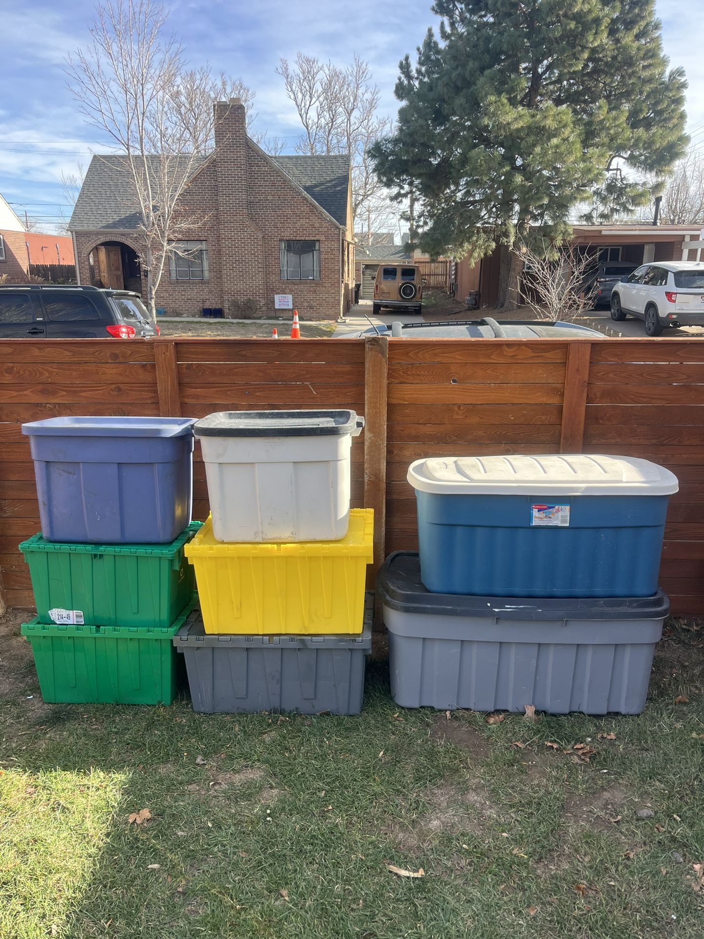 Storage Bins With Lids