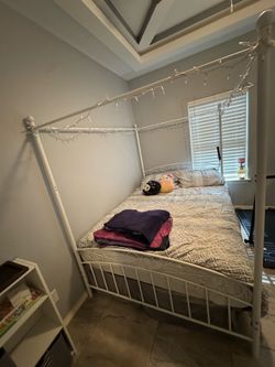 Queen Size Bed Frame and Mattress