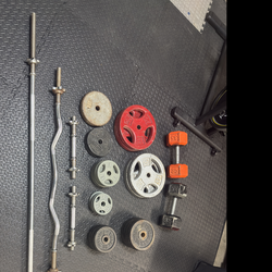 Used gym weights