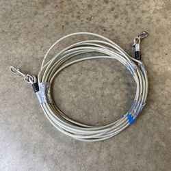 Dog Runner Tie Out Cable  For Dogs (40’) Long