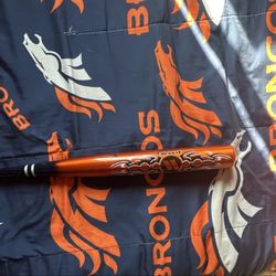 insider orange black adult baseball bat