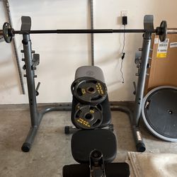 Golds Gym Weight Set / Bench