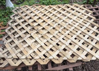 Wood Lattice Panels 