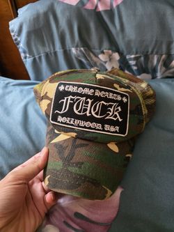 Chrome Hearts Vintage Camo F*** Hat 