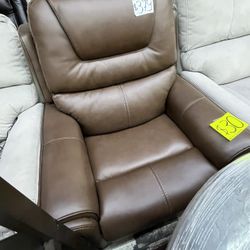 Chic brown recliner chair from Costco