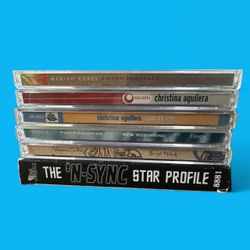 “Y2K Pop CD Bundle – 6 CDs – ’N-SYNC · Mariah Carey · Christina Aguilera · Vanessa Carlton · Tracy Chapman