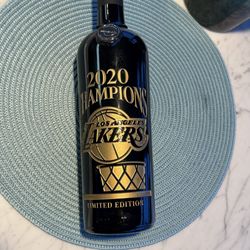 2020 Lakers Championship wine bottle limited edition