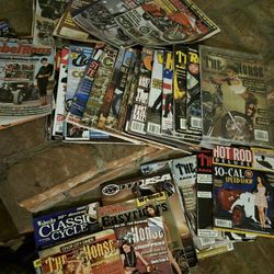 Assortment of magazine's you should rather motorcycle duer bikes chopper