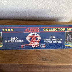 1989 Score Baseball Sealed Box
