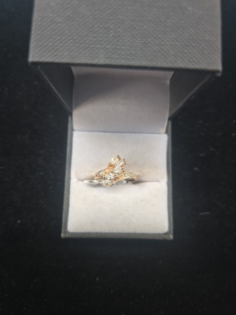 Diamond Cluster Ring
