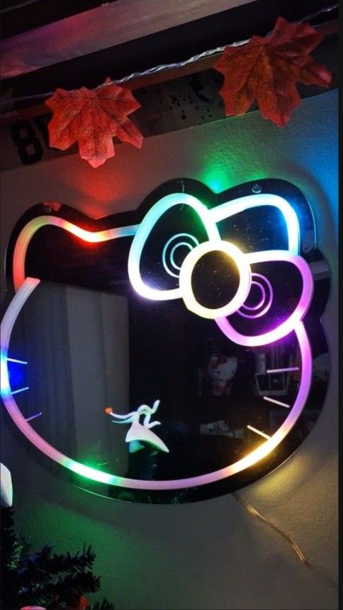 New Hello Kitty LED Wall Mirror and New Hello Kitty Keychain