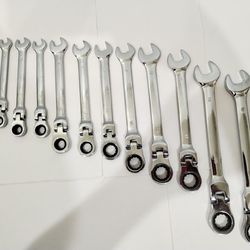 Tools For Sale Ratcheting Wrench Set (Metric)