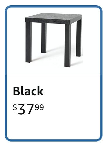 2 Matching Black End Tables