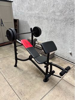 Weight Bench with Weights