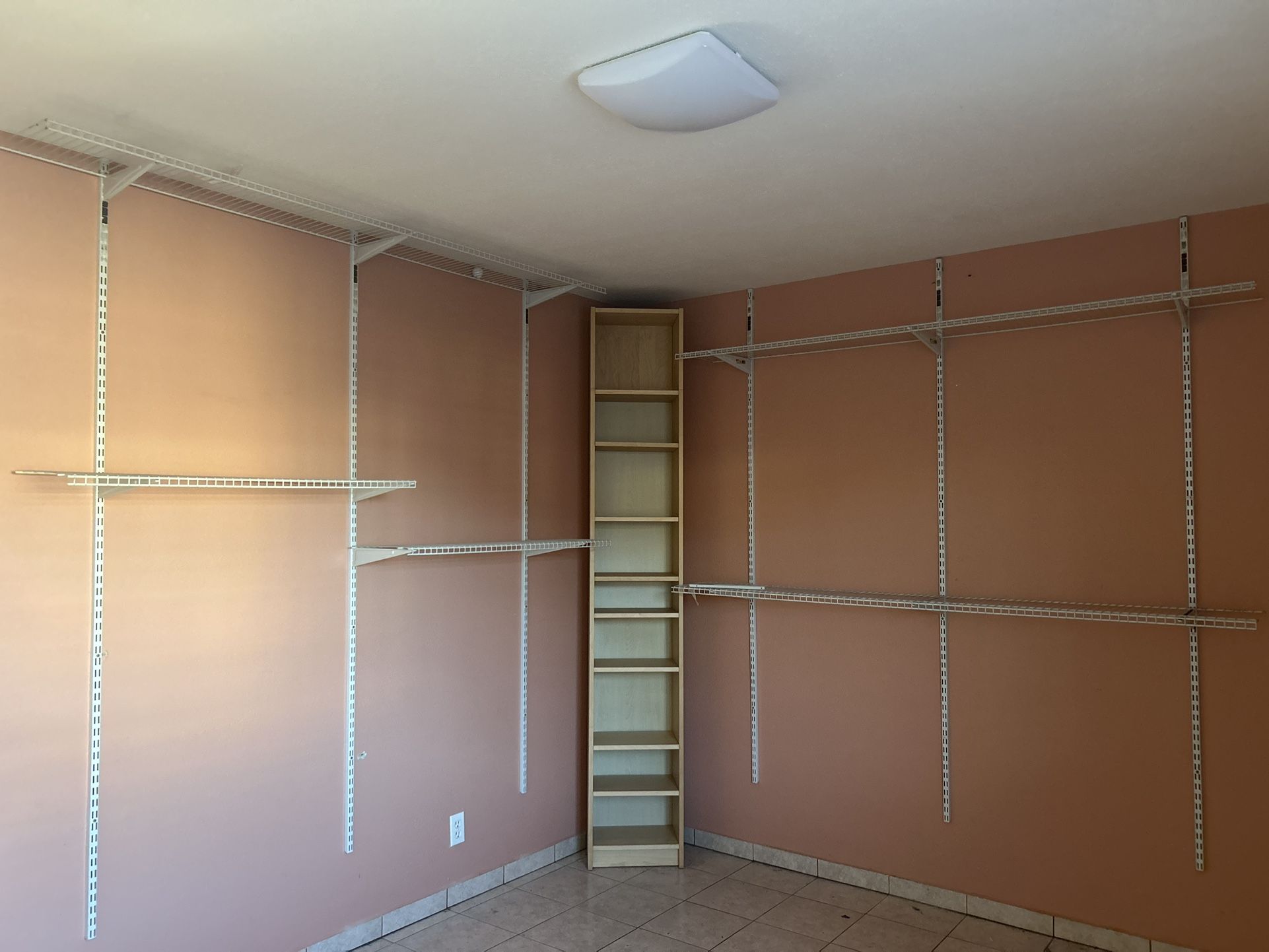 Closetmaid White Custom Closet Racks, Shelves And Standards
