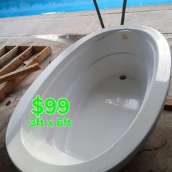 Tub Fiberglass 3ft X 6ft 