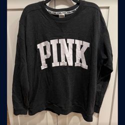 Women’s Victoria’s Secret gray crewneck sweatshirt size large great condition