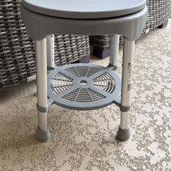 Swivel Shower Stool 300 lb Capacity with  Adjustable Height