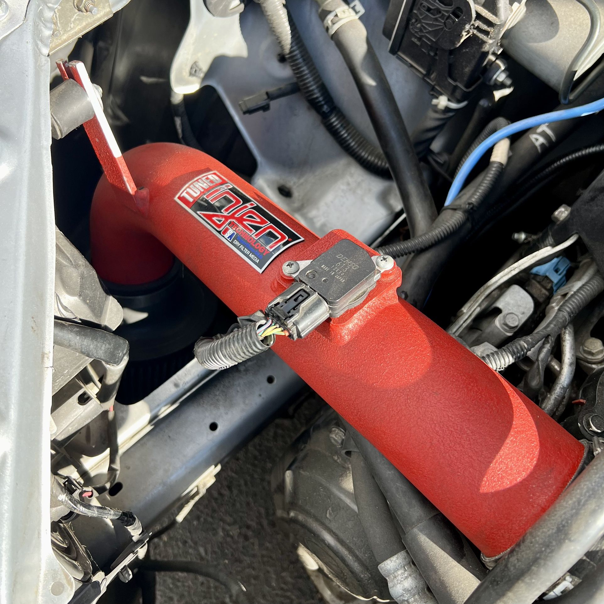 08-13 WRX & STI INJEN SP COLD AIR INTAKE SYSTEM (WRINKLE RED) - SP1204WR