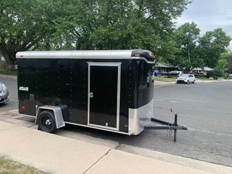 2015 HAULMARK 6 By 12 ENCLOSED TRAILER IN GOOD CONDITION