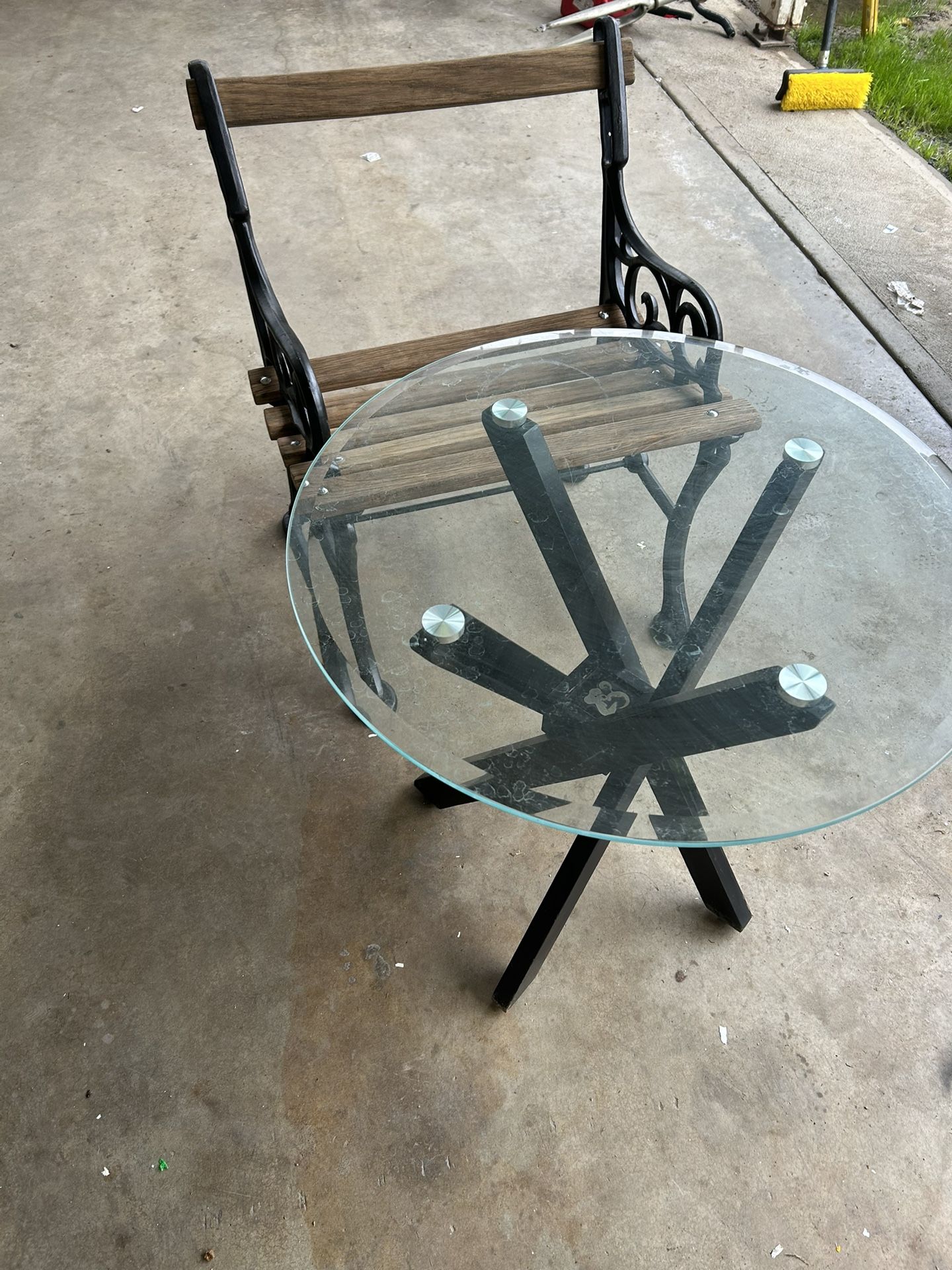 Table and chair