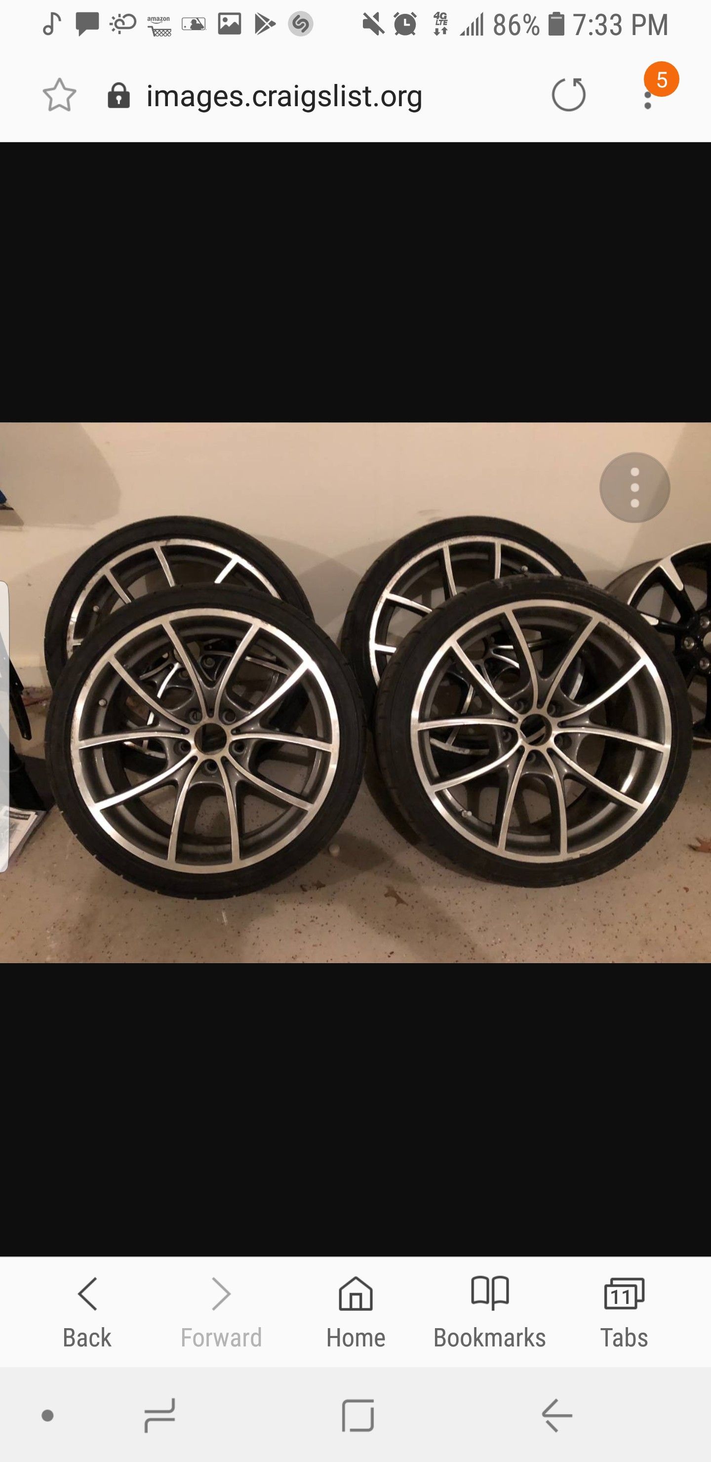 20 INCH OEM 356 BMW WHEELS