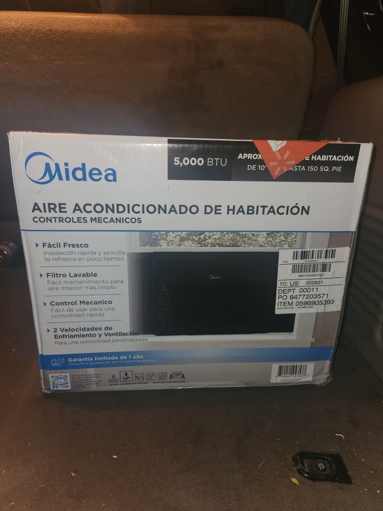 Midea Black Air Conditioner Ac Window