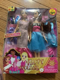 Dolls With Extra Outfits (new In Box) $8