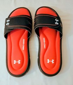 Used Under Armour Women's Slides Size 10 (Read Description)