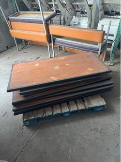 Wooden Restaurant Dining Table Tops