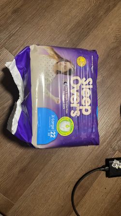 sleep overs XL ( 85-140 lbs ) 22 pcs/ pack-NEW