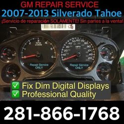 GM Chevy Silverado Instrument Cluster 