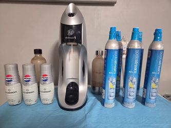 Sparkling Water Soda Club Maker Machine with accessories