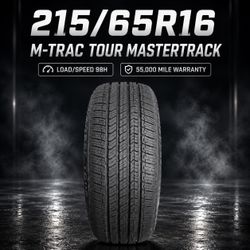 🔥 215/65R16 M-TRAC TOUR MASTERTRACK Tires 🔥